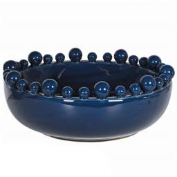 Large Blue Bobble Bowl
