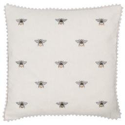Beeze Bee Design Embroidered Cushion