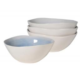 Mis-Shape Small Blue & White Bowl
