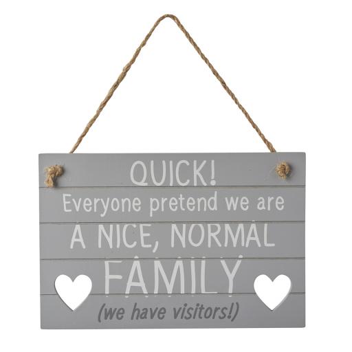 Nice Normal Family Sign