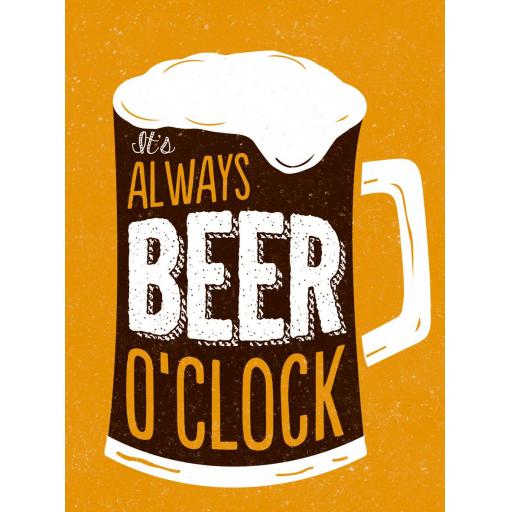 Hardback Book Its Always Beer O Clock