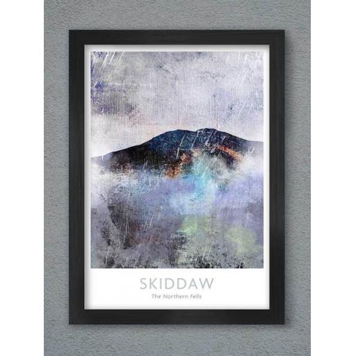 Framed A3 Size Skiddaw Print
