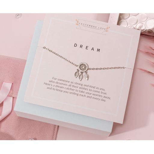 Silver Plated Dream Bracelet By Letterbox Love