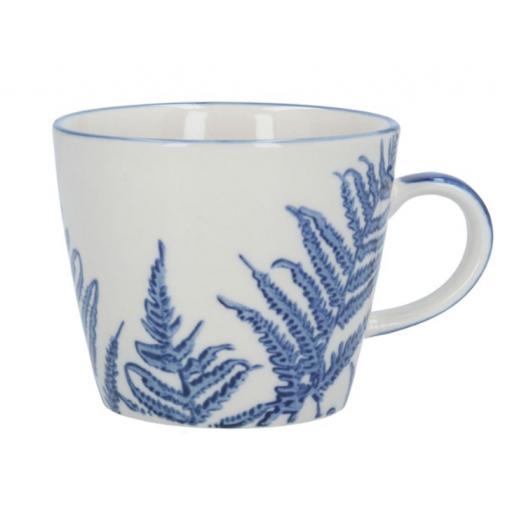 Blue Ferns Design Mug