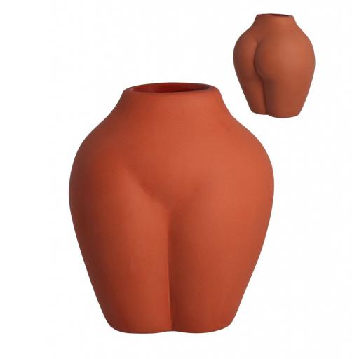 Terracotta Nude Hips Vase