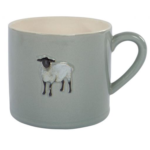 Embossed Sheep Design Mug