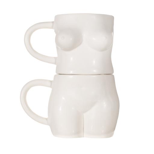 FEMALE FORM STACKING MUGS BY SASS & BELLE