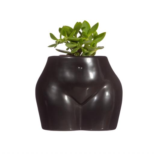 Small Black Body Planter By Sass & Belle