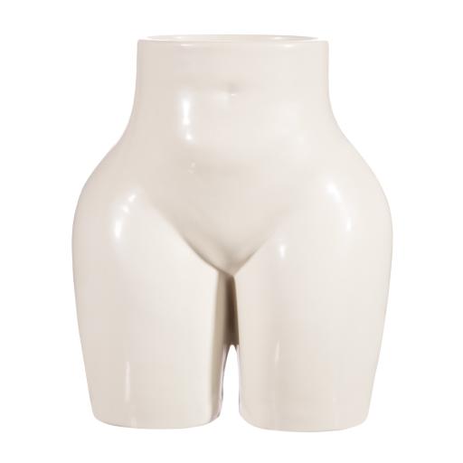 Large White Body Vase By Sass & Belle