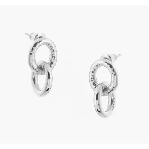 Daze Silver Earrings By Tutti & Co