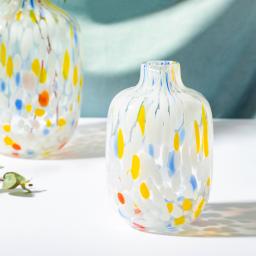 both sizes multicoloured speckled vases.jpg