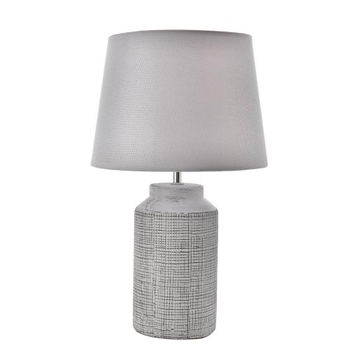 Textured Finish Lamp With Shade By HESTIA®.