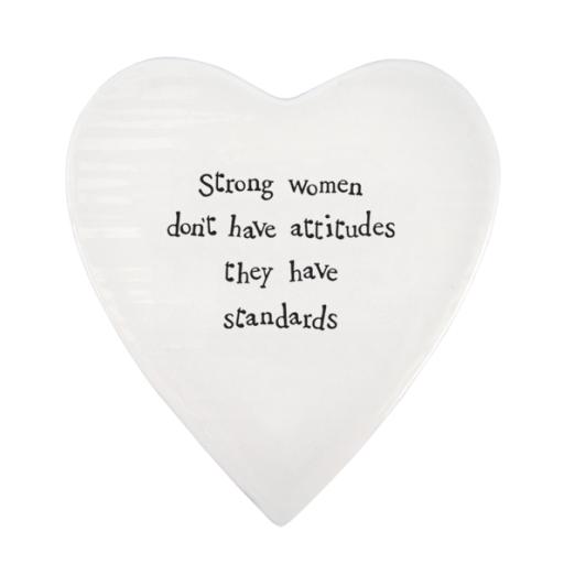 porcelain heart coaster strong women.jpg