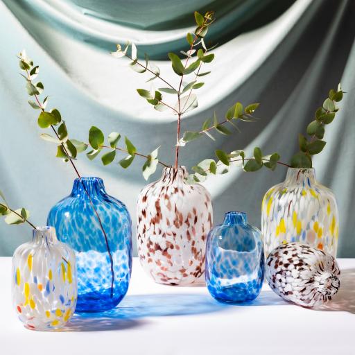 speckled glass vase various colours.jpg