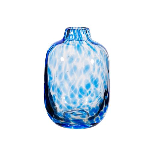 speckled blue glass vase.jpg