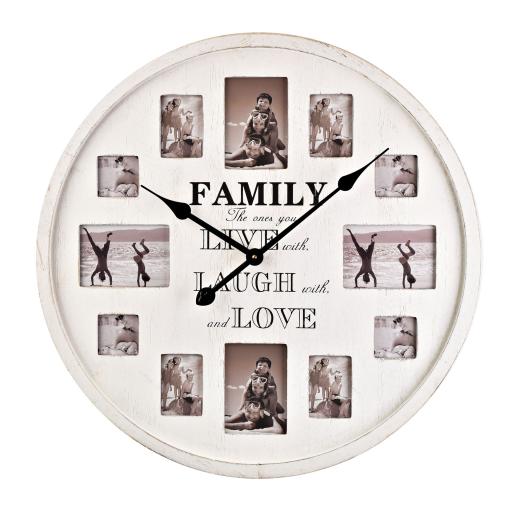 Family Photo Frame Clock