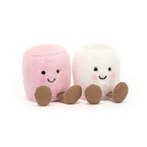 Amuseable Pink and White Marshmallows by Jellycat