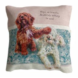 Nothing to see, Cockapoo Cushion LDCUS21 Little Dog.jpg