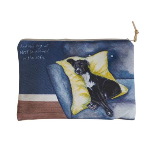And the Dog will not be allowed on the Sofa, Dog Zip Purse.