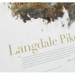 Langdale Pikes A3 Framed Print.jpg