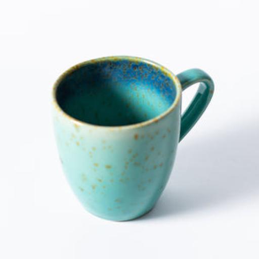 Aqua Stoneware Mug