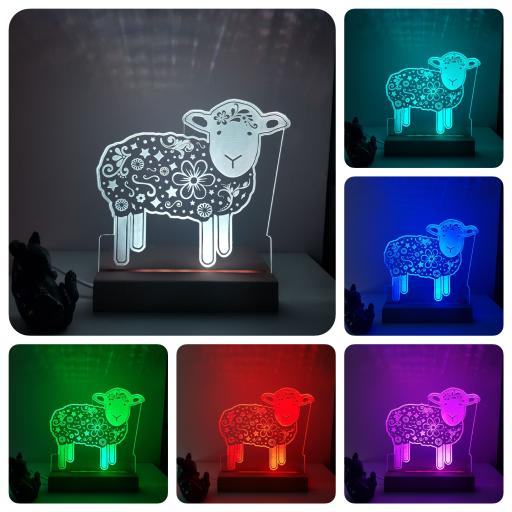 Lake District Sheep LED Lamp