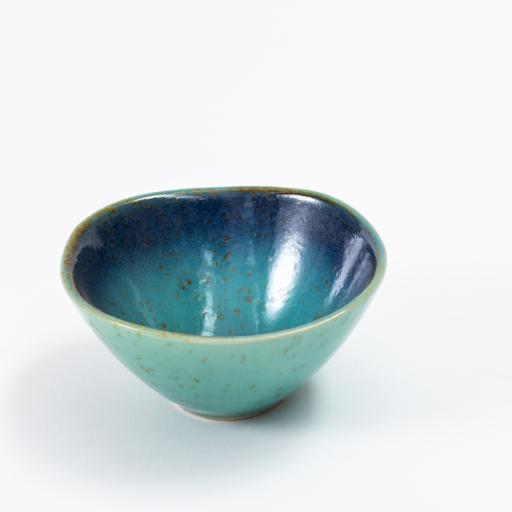 Small Round Blue Bowl
