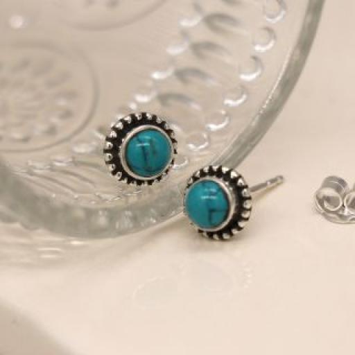 Peace of Mind Turquoise Earrings