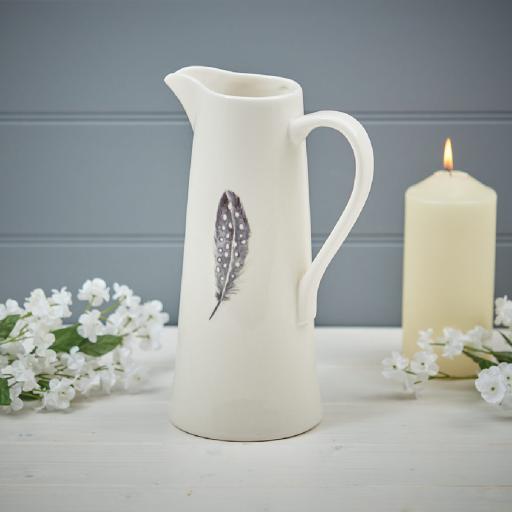 Jug with Feather design