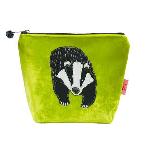 Badger Purse in Lime Green
