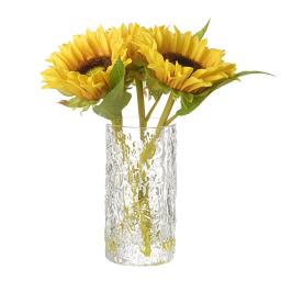 Yellow Sunflower Stems In Vase.jpg