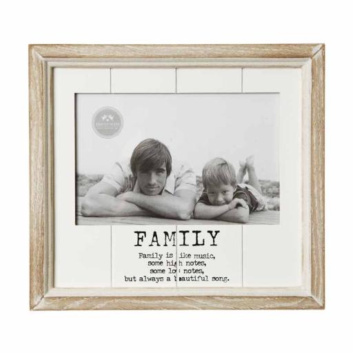 Wooden Family Photo Frame