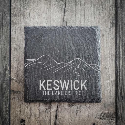 Keswick Slate Coaster