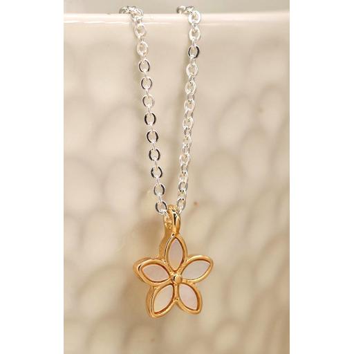 Gold Tone Flower Pendant 2 by Peace of Mind.jpg