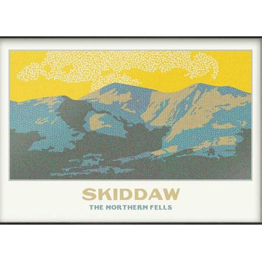 Skiddaw The Northern Fells Poster A4