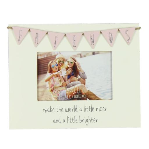 FRIENDS WOODEN BUNTING FRAME