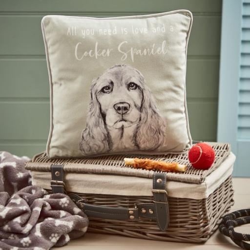 Cocker Spaniel Dog Cushion