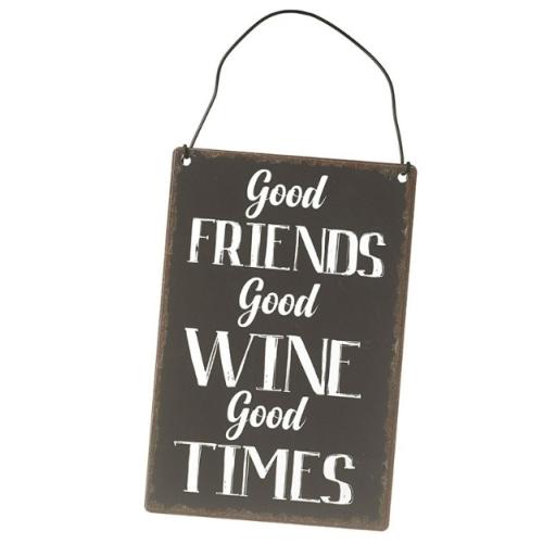 H Sends NHH685B Good Friends Wine sign.jpg