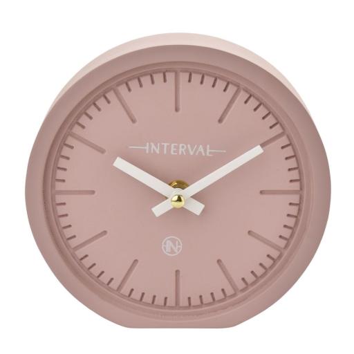 Minimalist Desk Clock in Pink