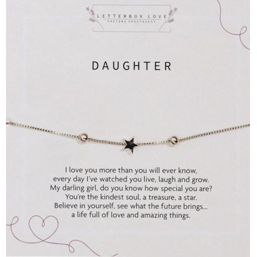 DAUGHTER BRACELET BY LETTERBOX LOVE