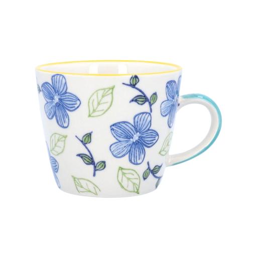 Gisela Graham Blue Hibiscus Mug