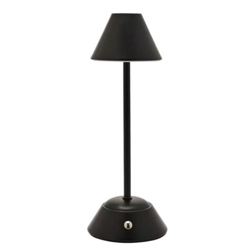 MATT BLACK USB LED TOUCH TABLE LAMP