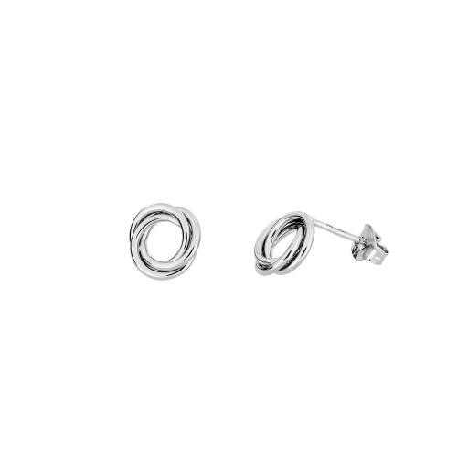 Sterling Silver Entangled Love Knot Earrings.jpg