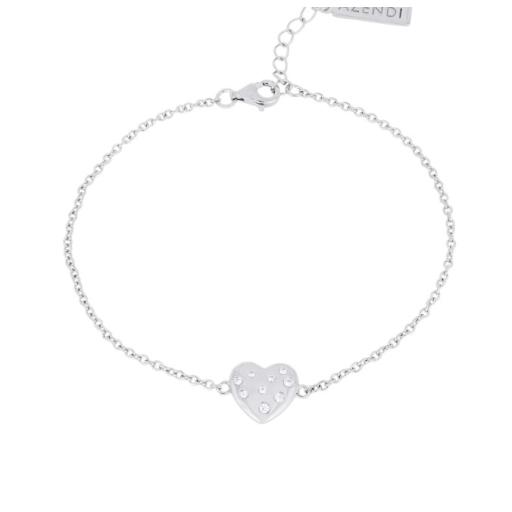 Azendi Sterling Silver Scattered Cubic Zirconia Heart Bracelet.jpg