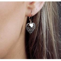 Azendi Sterling Silver Double Heart Drop Earrings 2.jpg