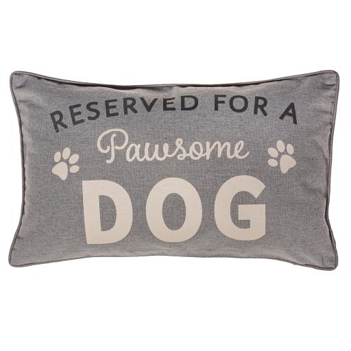 RESERVED FOR A PAWSOME DOG CUSHION