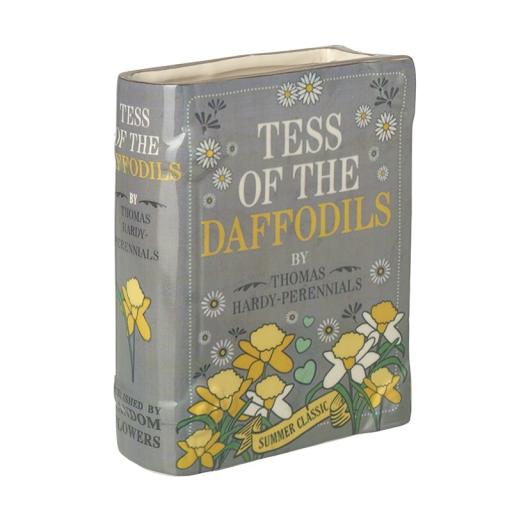 CERAMIC BOOK VASE - TESS OF THE DAFFODILS