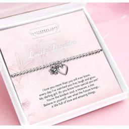 Lovely Daughter Silver Plated Bracelet 3.jpg