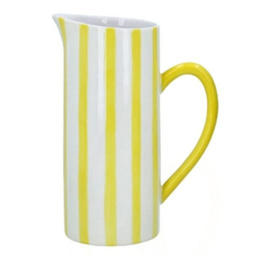 YELLOW STRIPPED JUG