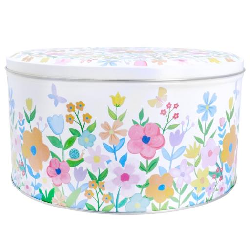 GISELA GRAHAM PASTEL FLOWERS CAKE TIN